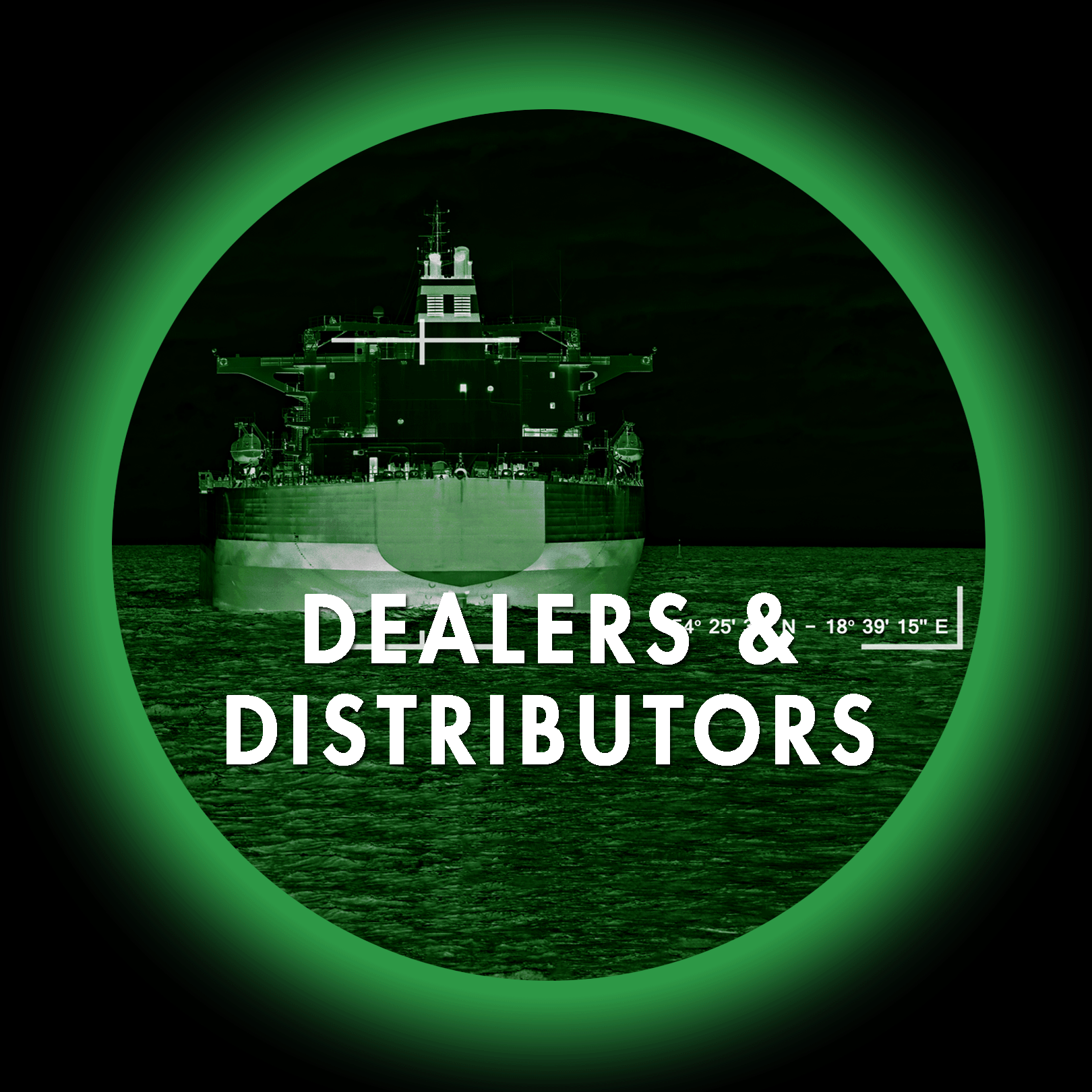 Dealers and Distributors nightvision boat on the ocean button image